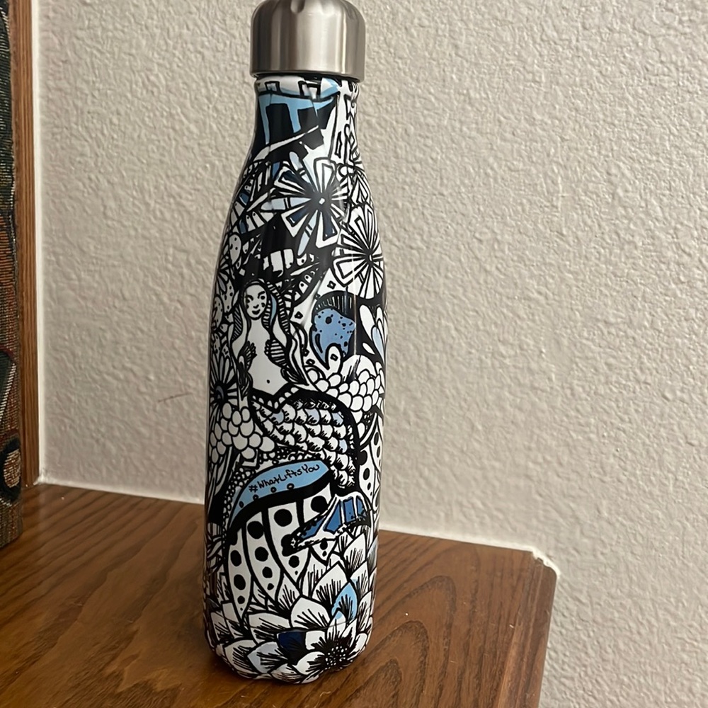 Starbucks 17 Oz Swell Stainless Steel Water Bottle Art Kelsey Montague Design